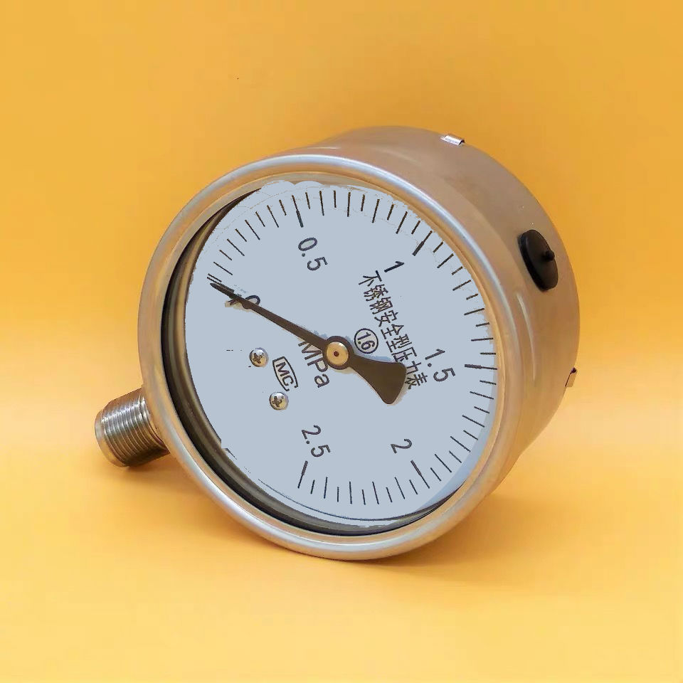 放心型不銹鋼壓力表